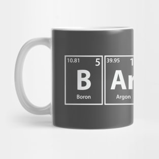 Bargain (B-Ar-Ga-In) Periodic Elements Spelling Mug